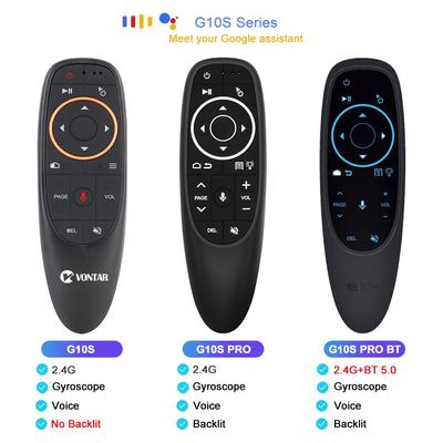 G10S Series Smart Voice Remote Control 2.4G Wireless Air Mouse Gyroscope IR Learning для Android TV Box PC