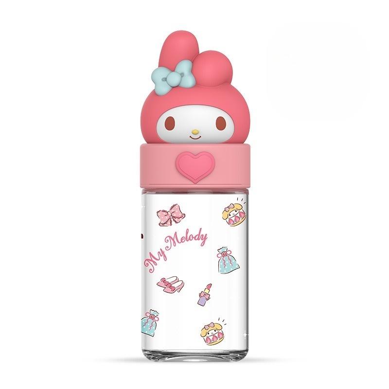 Милая стеклянная бутылка для воды Sanrio Kuromi Cinnamoroll, высококачественная кружка с мультяшной тематикой