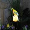 Lawn Ground Light Resin Macaw Ground Light IP55 Waterproof Garden Landscape Light 600MAH Solar Yard Lamp Vivid for Yard Garden
