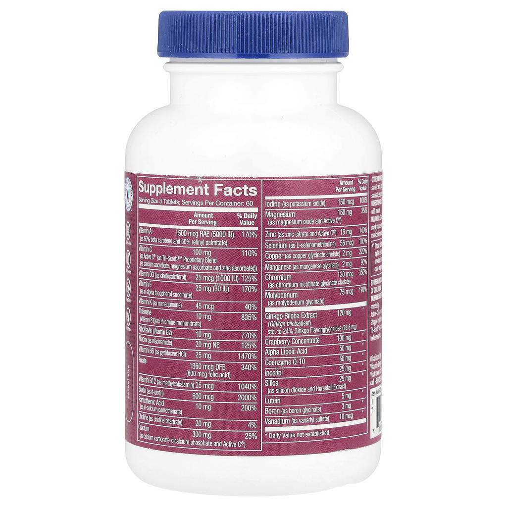 Ultimate Woman® 50+, Multivitamin & Multimineral, 180 Tablets