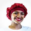 Soft Stretch Head Cover Night Sleep Hat Wide Band Satin Cap Elastic Head Wraps Hair Loss Chemo