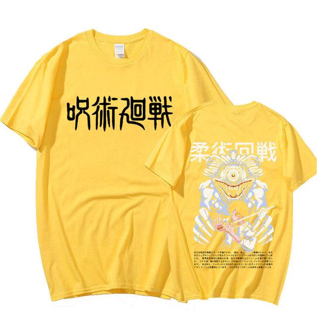 Harajuku аниме дзюдзюцу кайсен юта оккоцу манга футболки с графическим принтом мужские женские хлопковые с короткими рукавами летние футболки уличная одежда большого размера