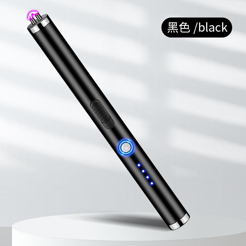 НОВЫЙ Креативный USB-импульсный двойная дуга зажигалка Кухонная с длинной ручкой Зажигалка Уличная ветрозащитная импульсная зажигалка Аксессуар для сигарет Подарок