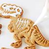 Large 3-Piece Dinosaur Cookie Cutter Set for Baking and Confectionery