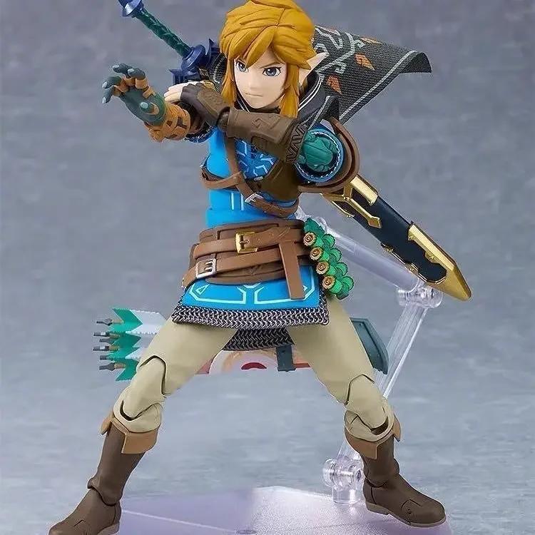 Фигурка Figma 626 Линк The Legend Of Zelda Tears Of The Kingdom Фигурки Breath Of The Wild Аниме Фигурка GK Коллекции Модель