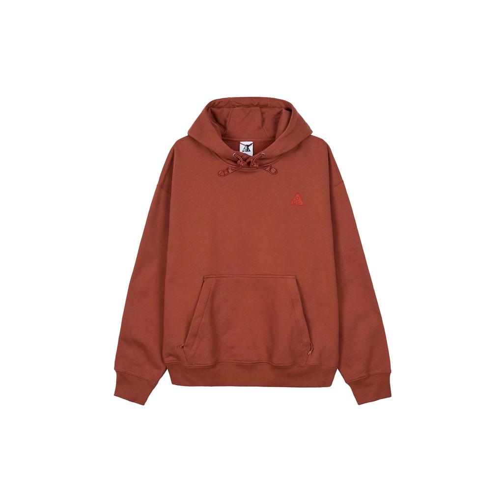 Nike ACG Logo Solid Loose Hoodie Men Tops Red-Brown CW4490-670