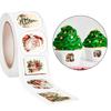 1000Pcs Christmas Wrapping Labels Adhesive Label Christmas Decorative Sticker for Scrapbooking Seal Envelope Packaging