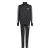 Adidas Essentials ClimaCool Tracksuit Set for J160 Kids, KRG91, Top Black/White, Bottom Black/White (JD6502)