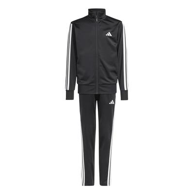 Комплект спортивного костюма Adidas Essentials ClimaCool для детей J160, KRG91, верх черный/белый, низ черный/белый (JD6502)