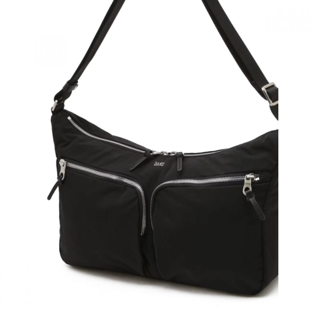 Daks Nylon Crossbody Bag Black Dbba6f104bk