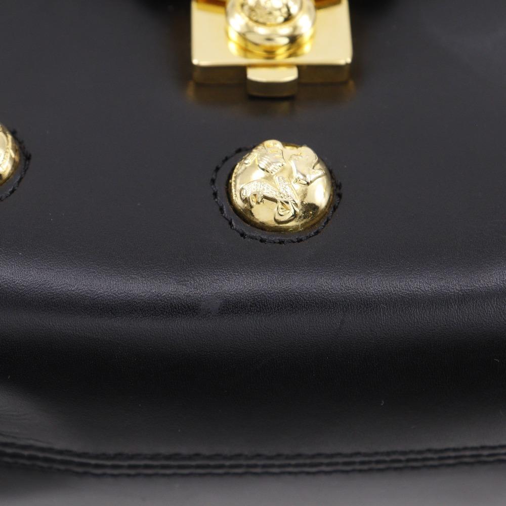 Salvatore Ferragamo Сумка-клатч на плечо DQ-21 5640 2-в-1 черная кожа Женская Б/У