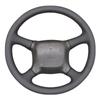 Black Faux Leather No-slip Steering Wheel Cover For Chevrolet Silverado 1500 Avalanche Blazer K 1500 Chevy Van Tahoe 1999-2002