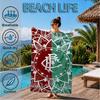 Flumi-nense Mandala Pattern Printed Microfiber Beach Towel, Soft And Absorbent, Quick-Dry, Ideal for Summer Travel, Beach Essential, Swimming Pool