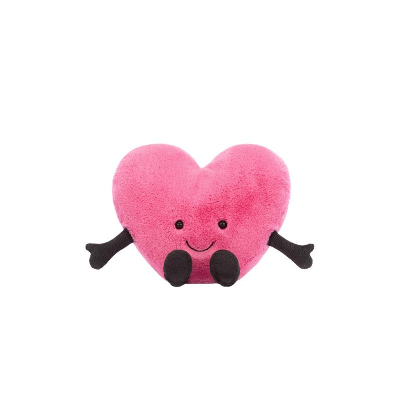 JELLYCAT серия ко Дню святого Валентина персиковое сердце любви милая кукла плюшевая кукла 17 см высотой