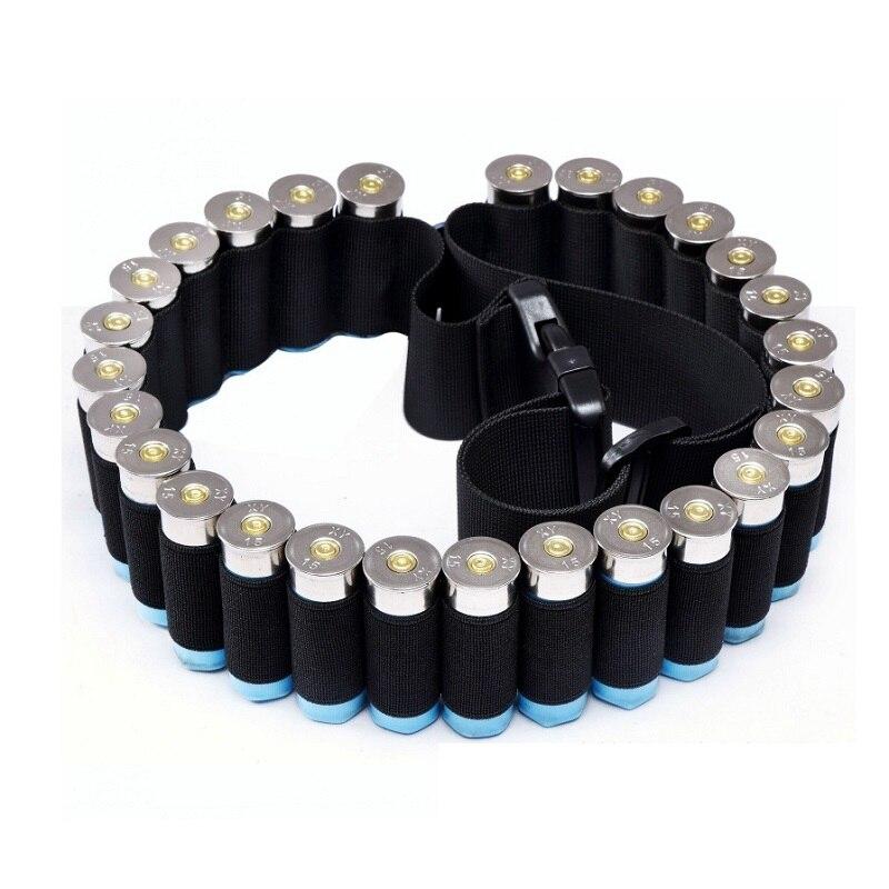 Hunting 26 Rounds Bandolier Belt 12 Gauge Cartridge Bullet Pouch Belt Airsoft Gun Ammo Holder Shell Belt Hunting Accessories
