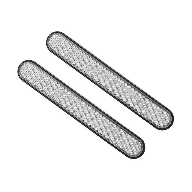 2 шт. Аксессуары для модификации мотоцикла, светящиеся наклейки, светоотражающие полосы, декоративные боковые отражатели, отражатели