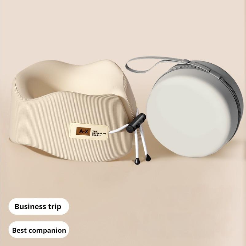Memory Foam U-shaped Pillow Neck Support Travel Portable Business Sleeping Aid Airplane Pillow Neckrest U-pillow