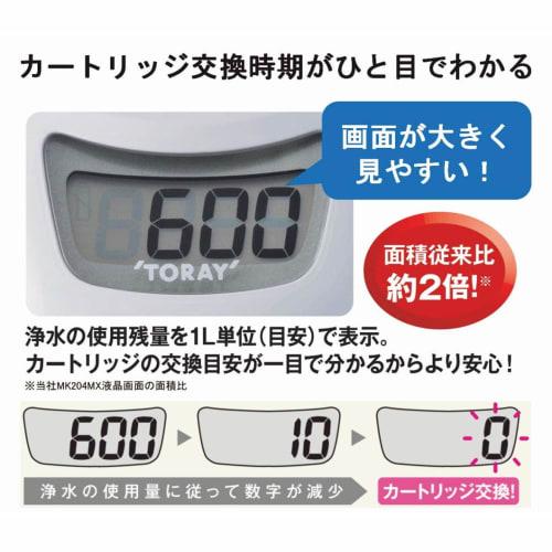 Toray Trevino Water Purifier, Faucet-Mounted, High Removal, 12 Filters, 30% Water Saving, Made In Japan, SX606V Super Series, White