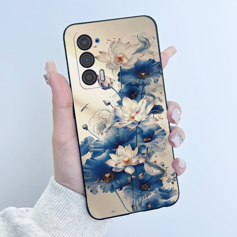 Мягкий чехол для телефона Motorola Edge 5G UW / Moto Edge 2021, черный матовый силикон, эстетичный, роскошный, милый, крутой, задняя крышка для мальчиков и девочек