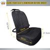100% Waterproof Dog Car Seat Cover Pet Cat Carrier Mat Front Seat Protector for Cars Trucks SUV Pet Accessories