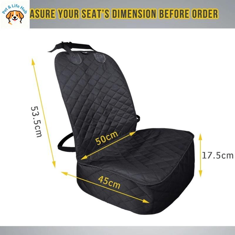 100% Waterproof Dog Car Seat Cover Pet Cat Carrier Mat Front Seat Protector for Cars Trucks SUV Pet Accessories