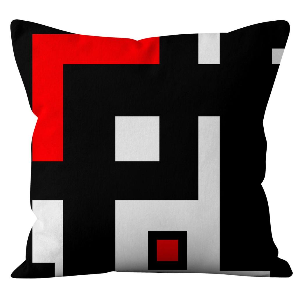 Персонализированная Модная Геометрическая Абстрактная Короткая Плюшевая Наволочка Домашняя Подушка Чехол для Подушки