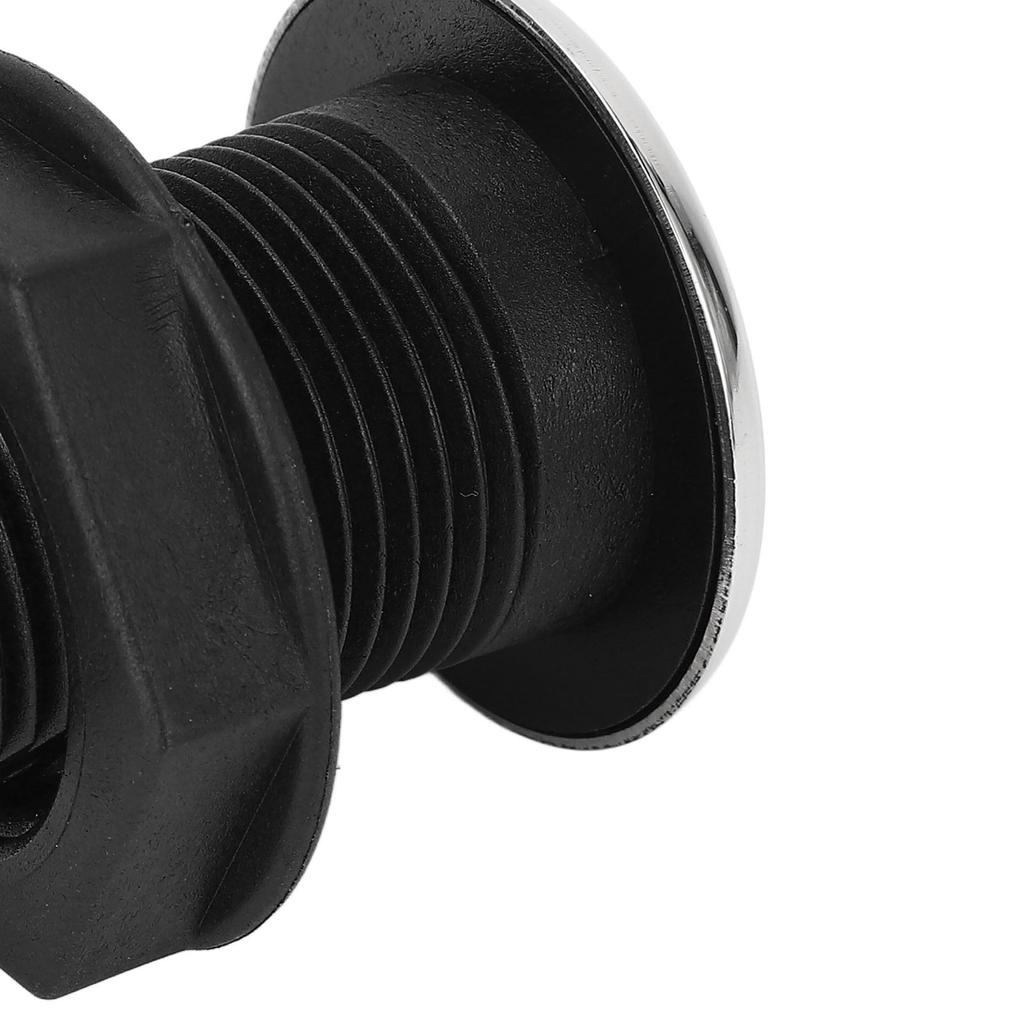 Лодовая проходная арматура 3/4 дюйма 20 мм Проходная арматура клапана Защита от протечек для транцев лодок, рыбных садков, ящиков для льда, яхт