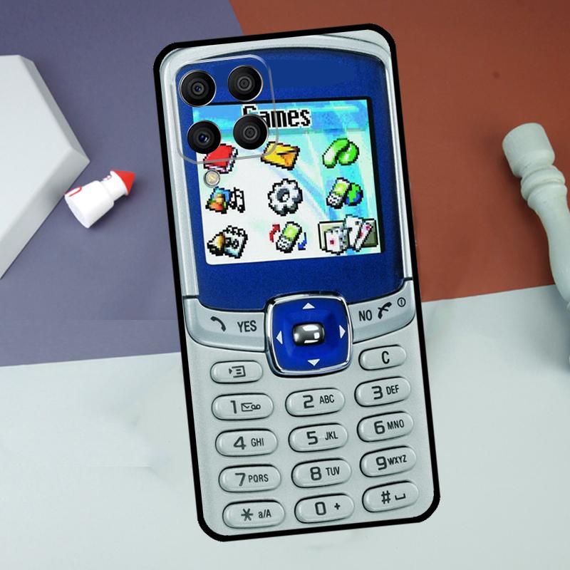 Ретро-мобильный телефон Для Samsung Galaxy M15 M35 M55 M14 M34 M54 M13 M23 M33 M53 M31 M51 M20 M22 M52 M16 M06 Чехол