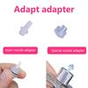Perfume Bottle Refill Adapter 2Pcs Horn Mouth Nozzle Connector Leak-proof Dispensing Tool for Home Travel Cosmetic Use