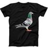 230 Gsm 100% Cotton Pigeon Peagon Flower Unicorn Bird Fly Animal Funny Gift Black T Shirt B73