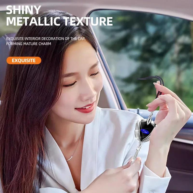 Автомобильная наклейка Декор салонного зеркала заднего вида Автомобильный аксессуар-подвеска Автостайлинг Для Ford Focus 2 3 MK2 MK3 Mondeo MK4 Ecosport