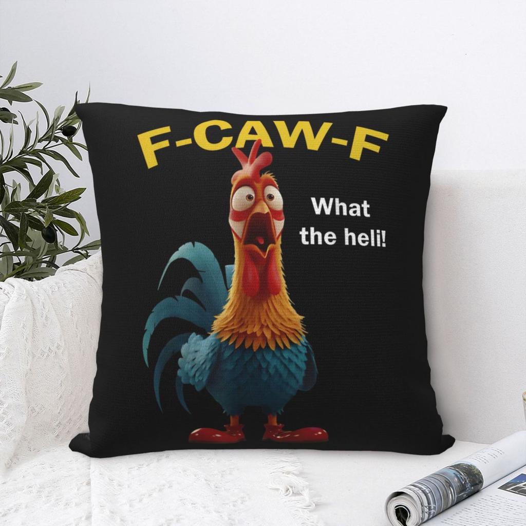 Chicken FCAWF What The Heli Pillow Case Morden Pillow Cover Square Cushion Cover Pillowcases For Wedding Party Home Decor