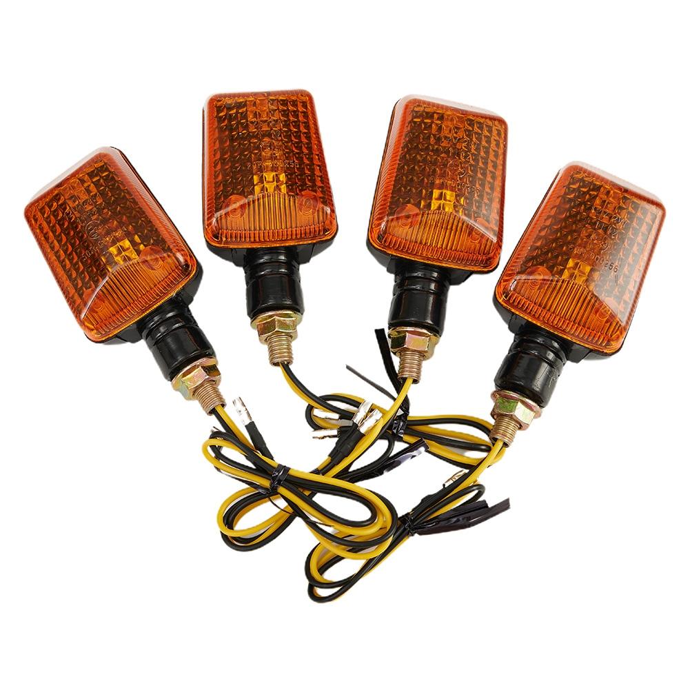 Turn Heads On Your Bike with Black Tinted Motorcycle Turn Signals 4 Piece Set!