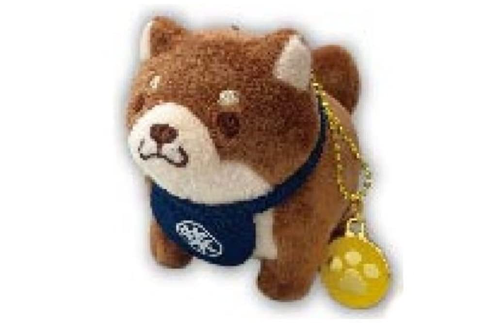 SK Japan Mochishiba the Loyal Dog Plush Ball Chain Charm
