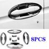Exterior Side Door Bowl Cover Trim For Honda Fit/Jazz 2014-2020 Black Titanium