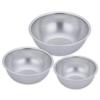 KAI Bowl Bowl Set Cooking Utensil for Single Living 18 см 21 см 24 см Нержавеющая сталь Складное хранение Интегрированный тип (перфорация) 3 шт