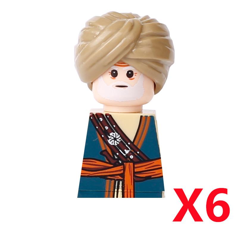 MOC Medieval Knight Castle Figures Building Blocks Weapon Wolf Swordsmen Guard Bow Arrow Shield Flags Warhorse Toys Gifts S002