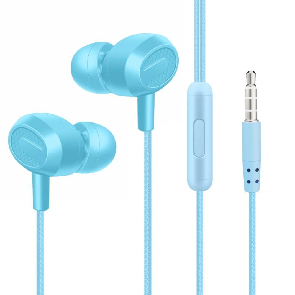 In Ear Wired Headset Stereo InEar Microphone Portable Headphones