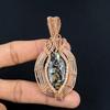 Turitella Fossil Pendant, Handmade Gemstone Pendant, 999 Copper Wire Wrapped Pendant Antique Jewelry, For Engagement Gift