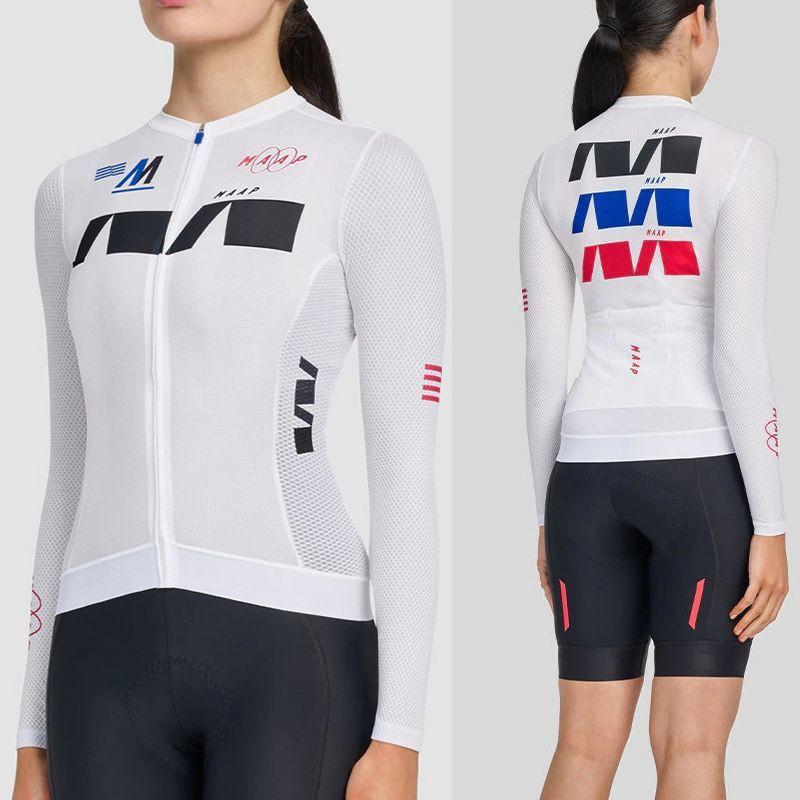 Long Sleeve Cycling Jersey Men Women Mountain Road Bike Riding Apparel Breathable Moisture Wicking