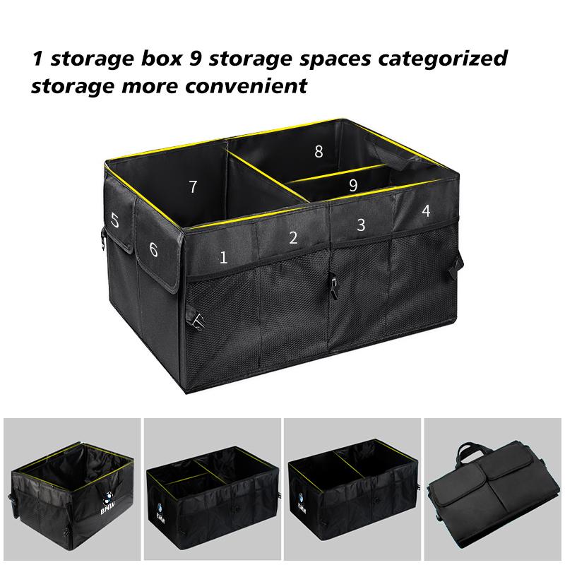 Large Capacity Collapsible Car Storage Box Cargo Case Accessories For BMW G30 G20 M3 M5 E91 E92 E93 E36 E70 X3 X4 X5 X1 E39 F30
