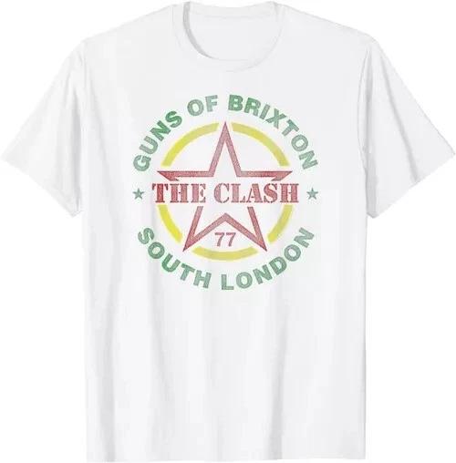 The Clash Guns Of Brixton White T-Shirt