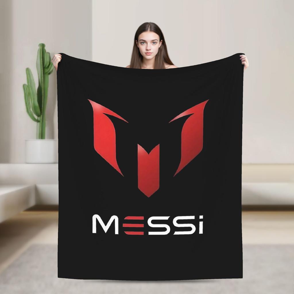 Argentina Number 10 Football Soccer Flannel Blanket Messied Awesome Throw Blanket for Home Hotel Sofa 150*125cm Bedspread