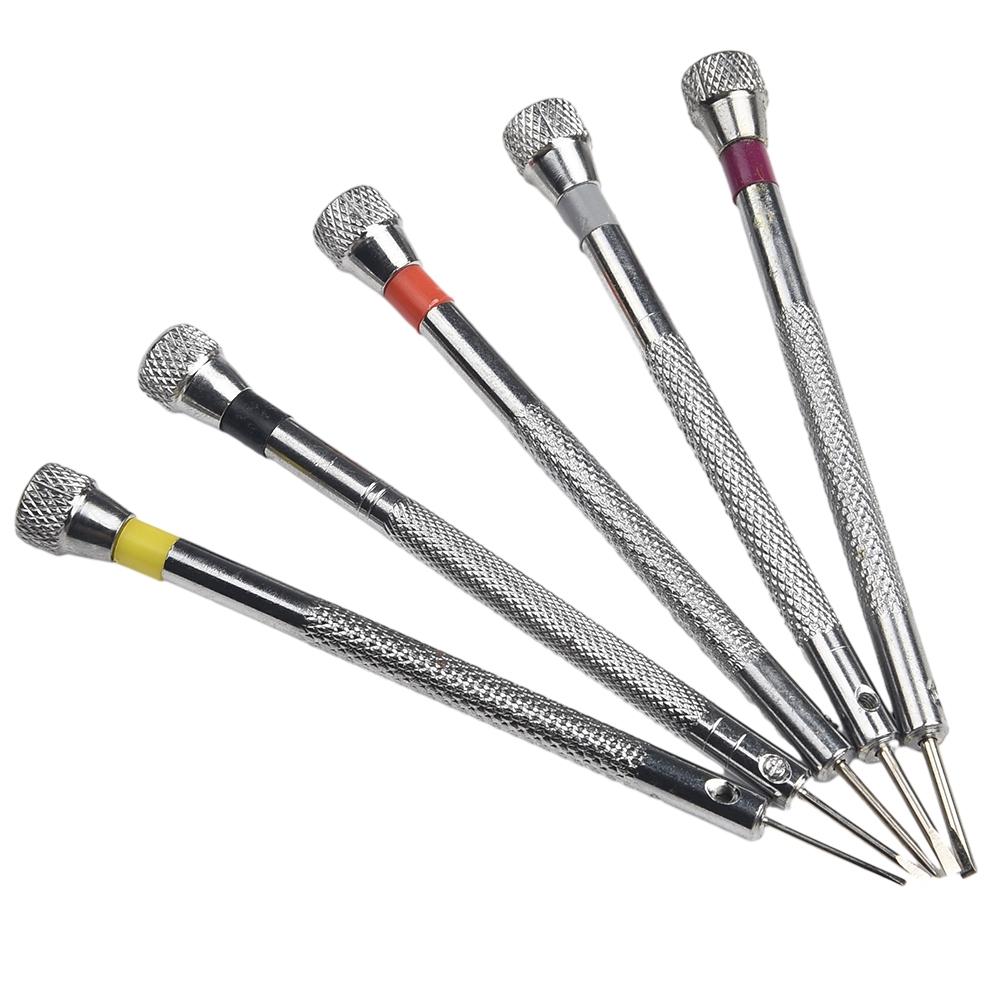 Screwdriver Repair Tool Set Steel Material Watchmaker 5Pcs