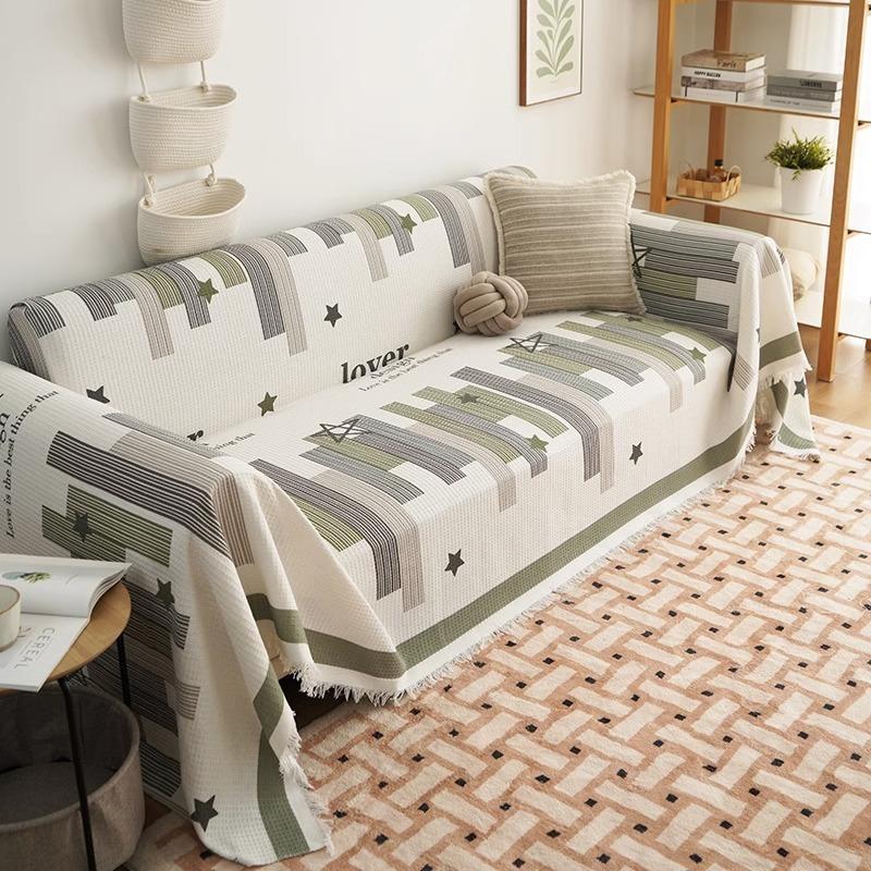 Двусторонний диван-полотенце из синели, чехол для дивана с защитой от кошачьих царапин, всесезонный чехол для дивана из синели для гостиной, одеяло «все включено»