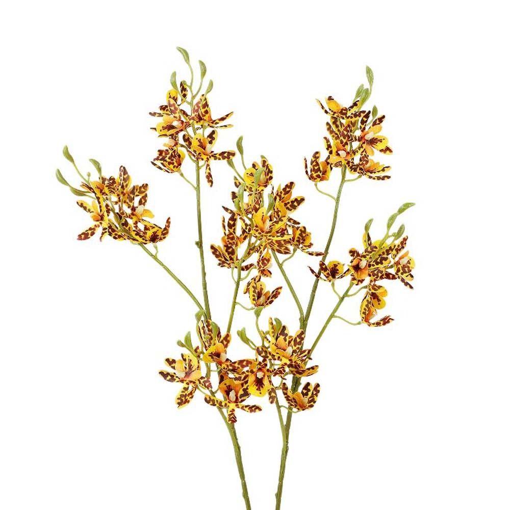 Small Butterfly Orchid Simulation Mini Orchid Real Touch Fake Flower Branch Gift