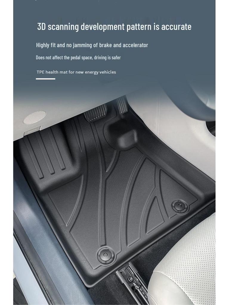 Экологичные коврики из ТПЭ для салона и багажника 2024 Geely Galaxy E5/EX5
