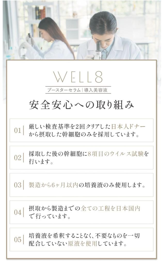 In Human Stem Cell Serum WELL8 Booster Serum Human Umbilical Cord Derived Stem Cell Culture Solution Introduction Serum Human Stem Cell Ceramide High