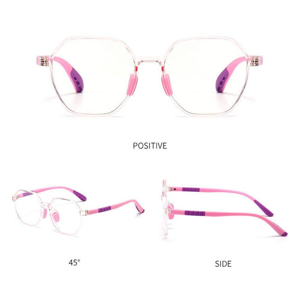 Eye Protection Comfortable Eyeglasses TR90 Ultra Light Frame Kids Glasses Children Boys Girls