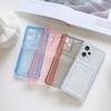 Чехол-кошелек с отделениями для карт для Samsung Galaxy A23 A24 A25 A26 A32 A33 A34 A35 A36 A42 A51 A52 A53 A55 A56 A57 4G 5G Прозрачный чехол-кошелек